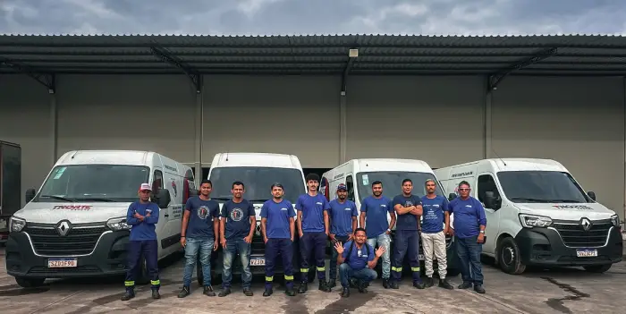 Profissional logístico em operação na TNorte